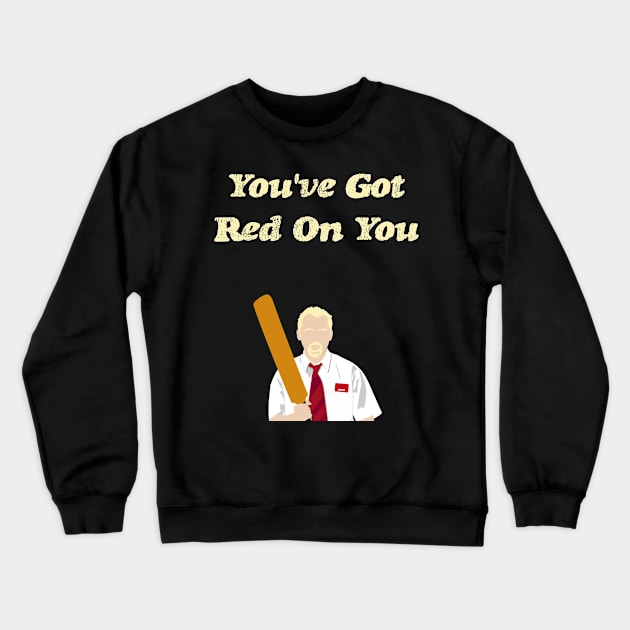 Shaun of the Dead Crewneck Sweatshirt by OutlineArt